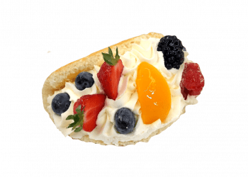 Jasny omlet owocowy